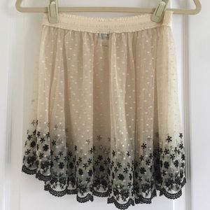 Free People Lace Skirt
